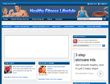 Tablet Screenshot of exercisehealthandfitness.com